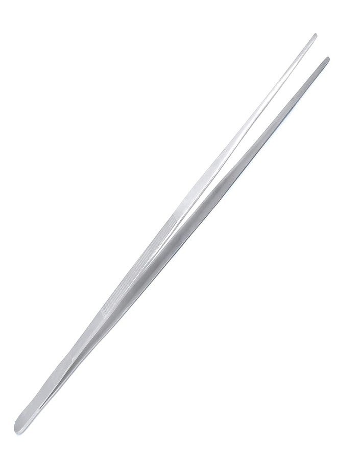 AAProTools Extra Long Tongs Aquarium Tweezers, Stainless Steel Straight Aquascaping Tweezer for Fish Tank Aquatic Plants, Extra Long Industrial Tweezer : 24" Long - Image 1
